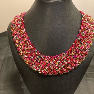 Womens collar style necklace.
